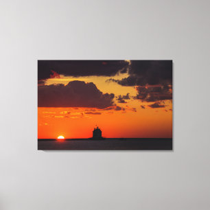 Impressão Em Tela Luz de Verão Sunset