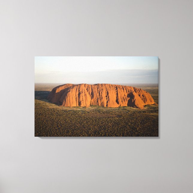 Impressão Em Tela Luz do final da tarde em Uluru / Ayers Rock, (Frente)