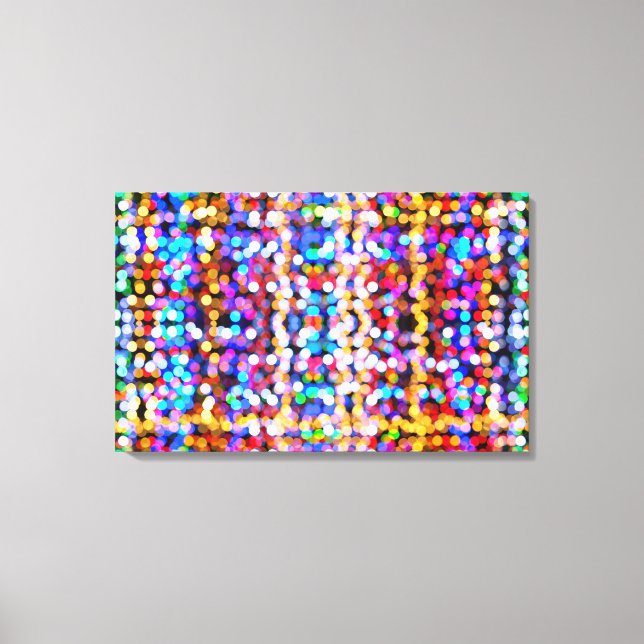 Impressão Em Tela Luzes abstrato (Frente)