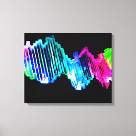 Impressão Em Tela Luzes de neon no gelo