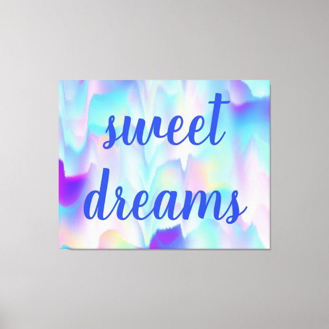 Impressão Em Tela Luzes de Norte Doce Sonha (Frente)