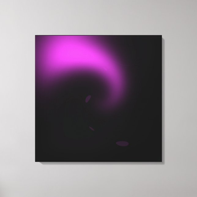 Impressão Em Tela Luzes de Redemoinho de Sol Roxo (Frente)