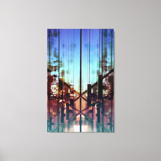 Impressão Em Tela Luzes invertidas Fotografia Contemporânea de Belas (Frente)