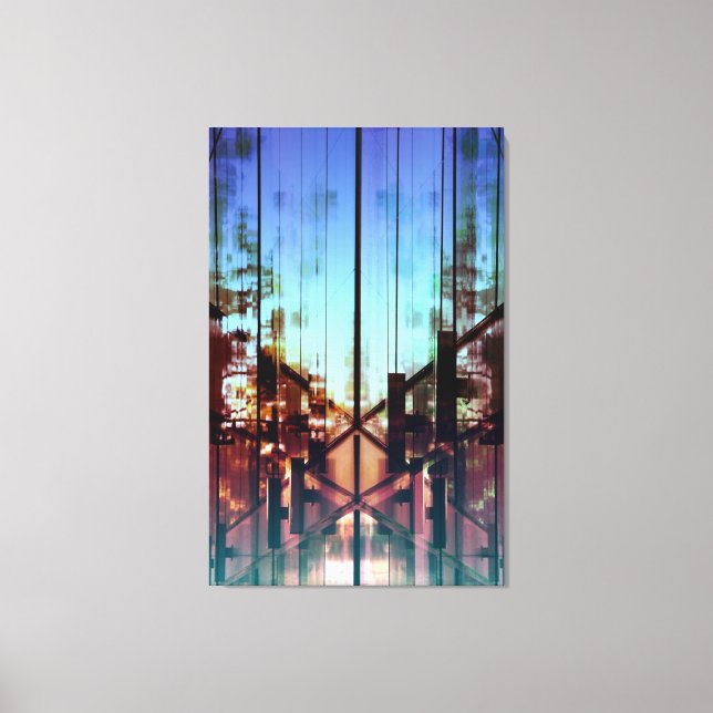 Impressão Em Tela Luzes invertidas Fotografia Contemporânea de Belas (Frente)