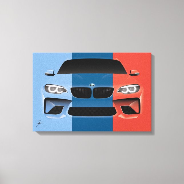 Impressão Em Tela M-Racing M2 Art (Frente)