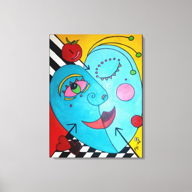 Impressão Em Tela Maçã do Meu Olho (Frente)