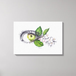 Impressão Em Tela Maçã do meu olho Arte surreal
