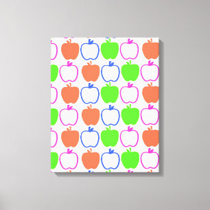 Impressão Em Tela Maçãs