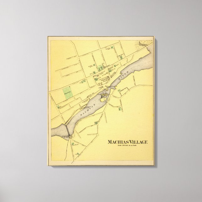 Impressão Em Tela Machias (Frente)