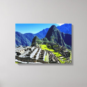 Impressão Em Tela Machu Picchu