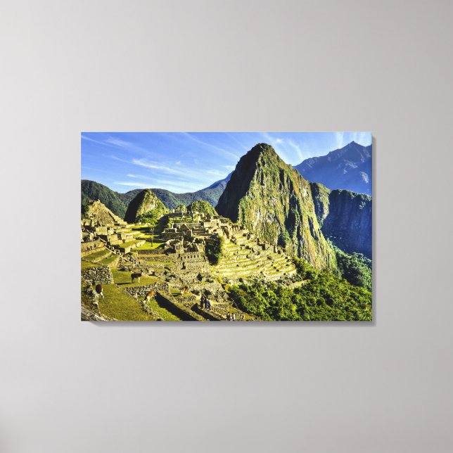 Impressão Em Tela Machu Picchu antiga, último refúgio da (Frente)