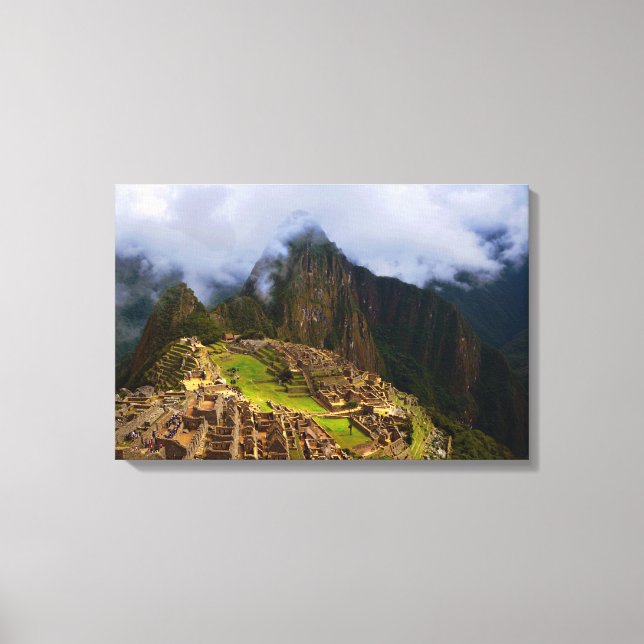 Impressão Em Tela Machu Picchu Overlook, Peru (Frente)