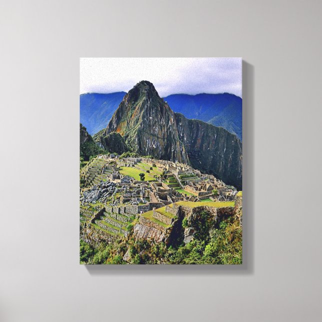 Impressão Em Tela MACHU PICCHU - Peru - panorama (Frente)
