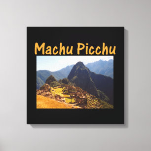 Impressão Em Tela Machu Picchu Ruins Peru Sunrise