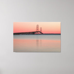 Impressão Em Tela Mackinac Bridge, Michigan
