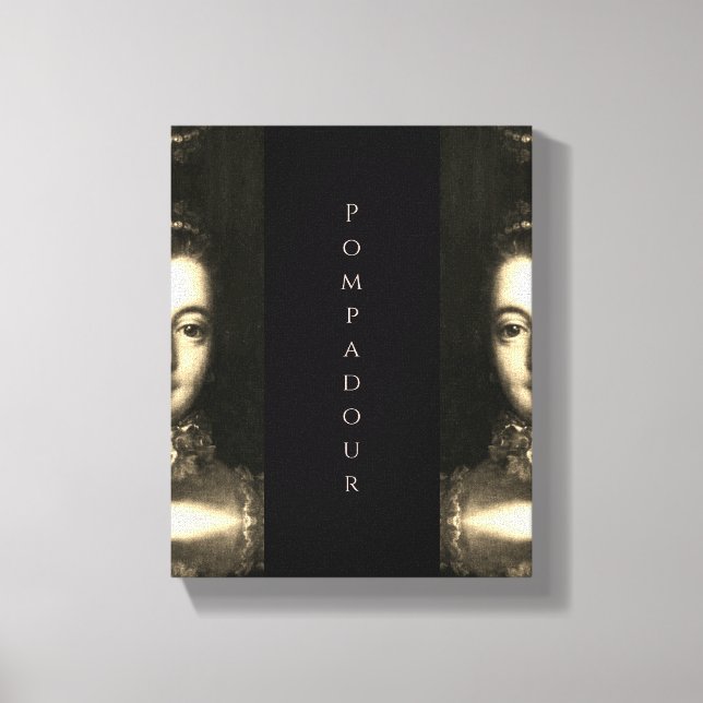 Impressão Em Tela Madame de Pompadour barroco (Frente)