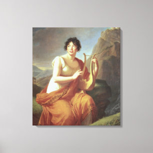 Impressão Em Tela Madame de Stael como Corinne, 1809