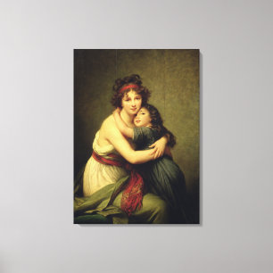 Impressão Em Tela Madame Vigee-Lebrun e sua filha