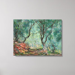 Impressão Em Tela Madeira de oliveira nos Jardins Moreno (por Monet)