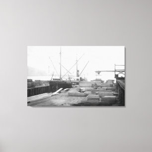 Impressão Em Tela Madeira serrada da carga no general Hubbard Envio