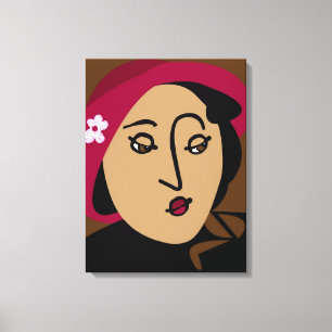 Impressão Em Tela Mademoiselle