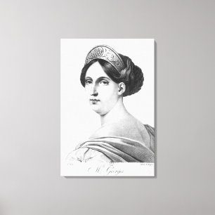 Impressão Em Tela Mademoiselle George, 1825