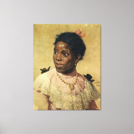 Impressão Em Tela Mademoiselle S'Nabou