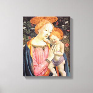 Impressão Em Tela Madona e Menino 2 - Veneziano - c1432