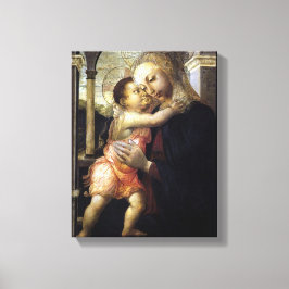 Impressão Em Tela Madona e Menino - Botticelli - c1500