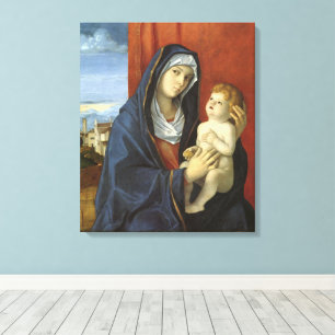 Impressão Em Tela Madona e Menino por Giovanni Bellini