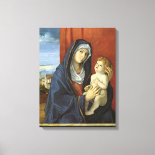 Impressão Em Tela Madona e Menino por Giovanni Bellini