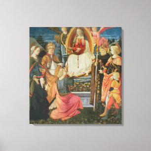 Impressão Em Tela Madonna da cintura sagrado, 1456 (tempera sobre