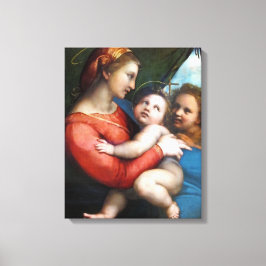 Impressão Em Tela Madonna della Tenda - Raphael - c1513