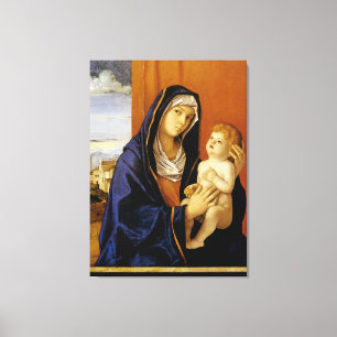 Impressão Em Tela Madonna e Child por Giovanni Bellini
