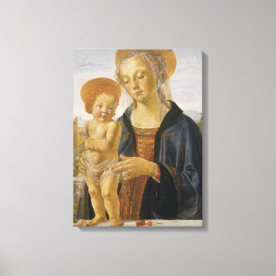 Impressão Em Tela Madonna e criança, cerca de 1470