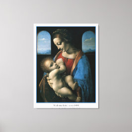 Impressão Em Tela Madonna Litta Leonardo Da Vinci