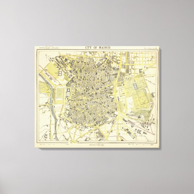 Impressão Em Tela Madrid (Frente)