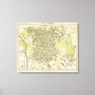 Impressão Em Tela Madrid