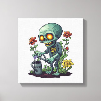 Impressão Em Tela Mãe de Planta Zumbi