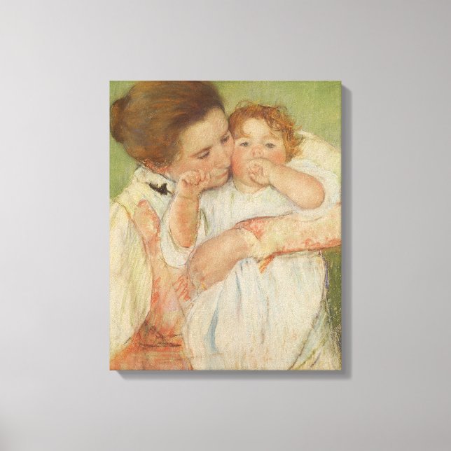 Impressão Em Tela Mãe e Criança, 1897 (Frente)