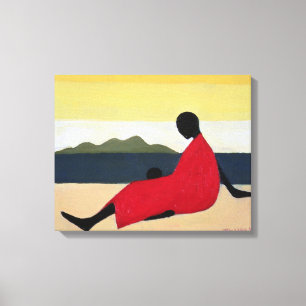 Impressão Em Tela Mãe e criança 1991