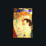 Impressão Em Tela Mãe e Criança de Gustav Klimt Large Art Nouveau<br><div class="desc">Mãe e Criança - Detalhe de The Three Ages of Woman,  uma pintura popular do simbolista austríaco & art nouveau artista Gustav Klimt,  de 1905. Impressão de tela grande de arte</div>
