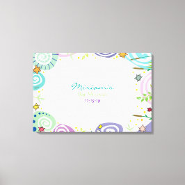 Impressão Em Tela MÃE NATURE SWIRL Bat Mitzvah Sinal de Conselho