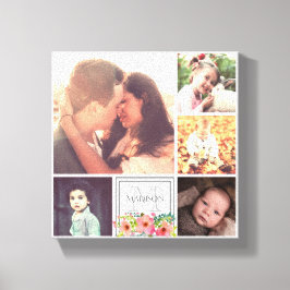 Impressão Em Tela Mãe Pai e Crianças