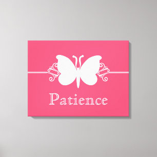 Impressão Em Tela Magenta Borboleta Roda a Tela de Virtude