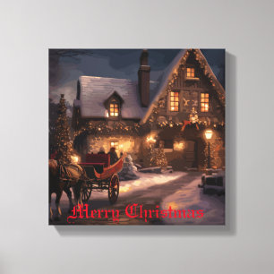 Impressão Em Tela Magia do Natal Russo