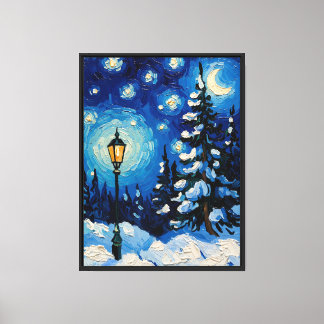 Impressão Em Tela Magica Luz Estelar de Inverno