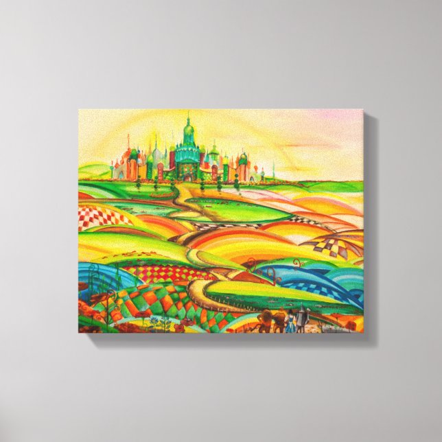 Impressão Em Tela Mágico de Oz Art (Frente)