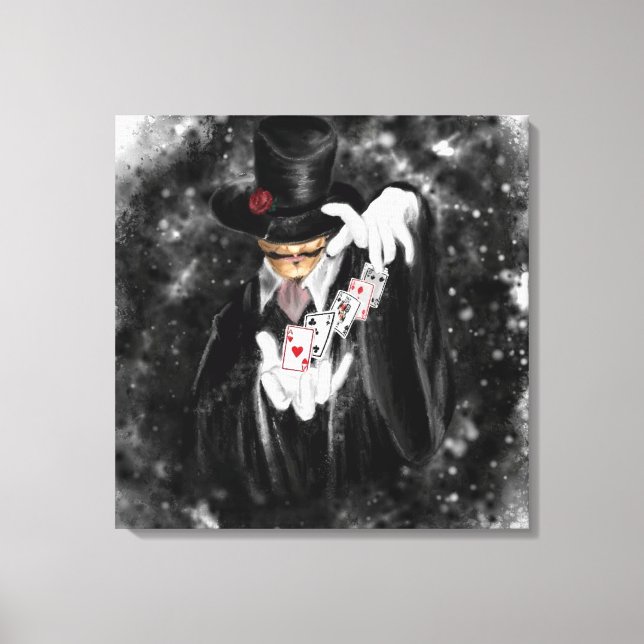 Impressão Em Tela Mágico e Cartões de Brincadeira Abracadabra - Dese (Frente)