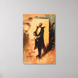 Impressão Em Tela Mágico que puxa rosas fora do poster do chapéu